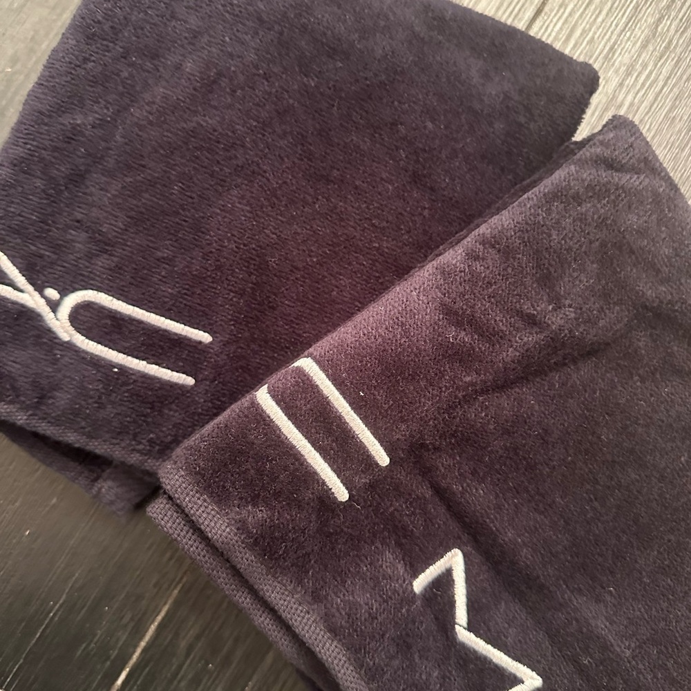 MAC Cosmetics Black Hand Towel * NYFW FW2014 🖤 Extremely Rare